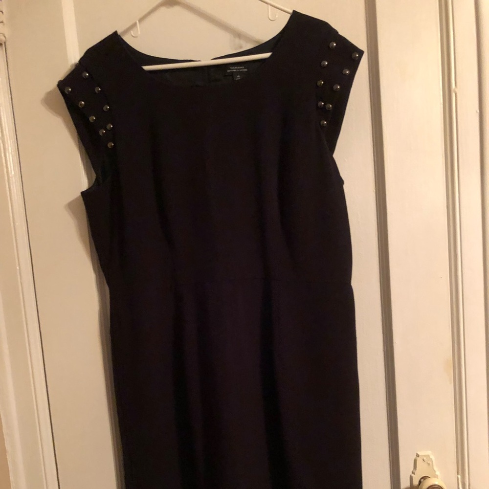 Tahari Arthur Levine black dress sz 16 L large
